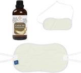 Castor Oil Pack for Waist and Neck, Reusable Wrap with Pad and 100ml Oil Bottle, Light Purple