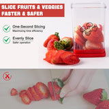 Fruit and vegetable fast slicer, fruit slicer, cup for fruits，2024 New Cup Slicer, Stainless Steel Strawberry ，Stainless Steel Fruit Slicer Cup Egg Slicer, Quickly Making Soft Fruits.