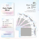 40 Date Night Ideas for Couple, Adventurous Scratch-Off Cards for Couple Games, Wedding Anniversary Couple Gift Ideas for Him, Her, Wife or Husband, Fun Couple Gifts for Date Night