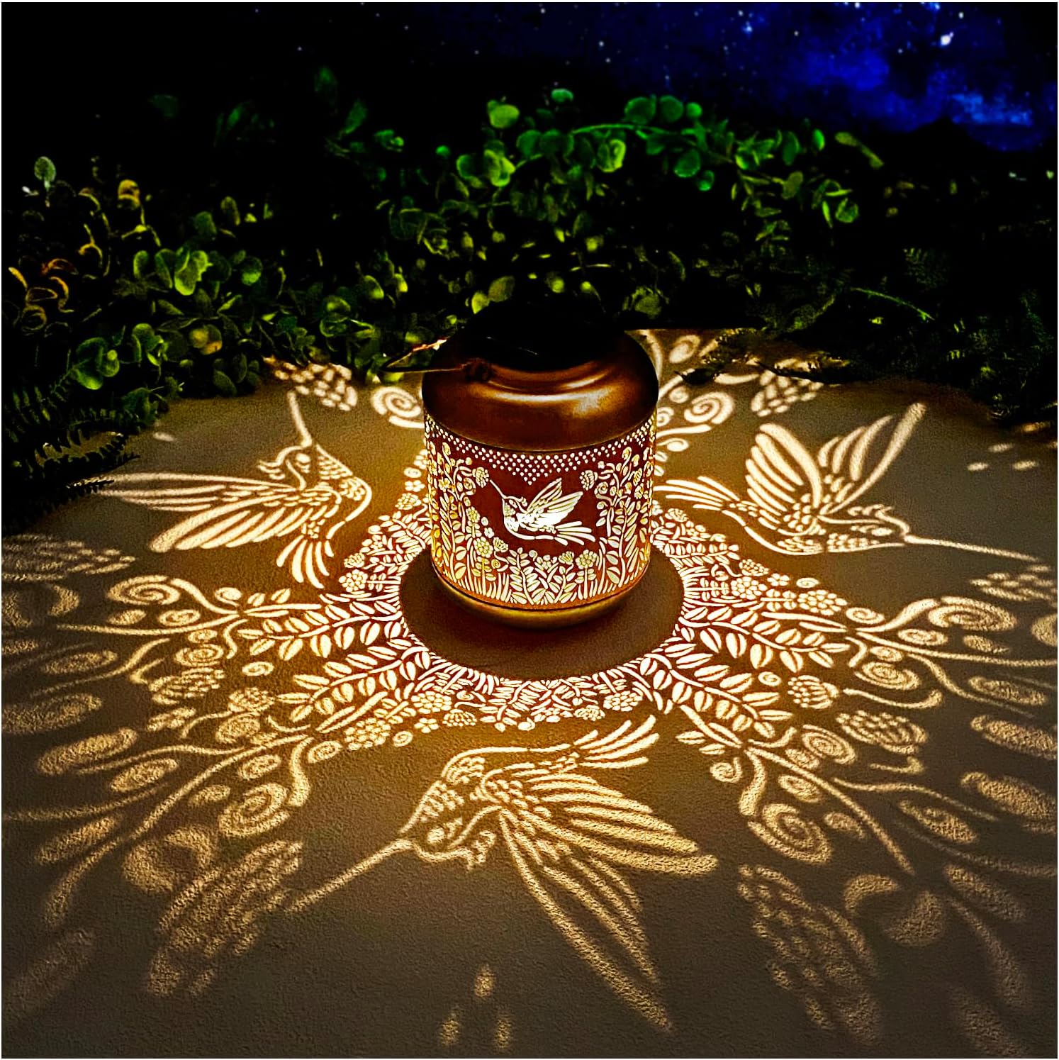 Hummingbird Solar Lanterns Outdoor Waterproof